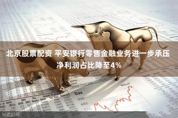 北京股票配资 平安银行零售金融业务进一步承压 净利润占比降至4%